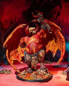 Orcus, The Lord Of Bone - The Demons of the Holy Abbey - 32mm Unpainted DnD Mini - Picture 1 of 11