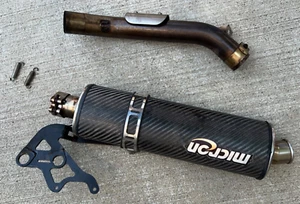 1998-2001 HONDA VFR800 VFR 800 INTERCEPTOR Micron EXHAUST slip on Pipe muffler - Picture 1 of 11