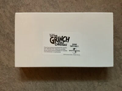 How the Grinch Stole Christmas 2001 Demo VHS, Collectible Screener Copy NEW Foto 1 de 2