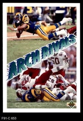 1991 Upper Deck #653 Robert Delpino / Tim McDonald Rams 8 - NM/MT - Image 1 of 2