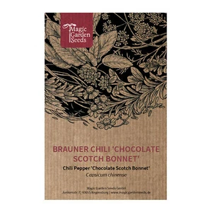 Brauner Chili 'Chocolate Scotch Bonnet' (Capsicum chinense) ca 10 Samen - Bild 1 von 6