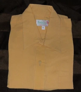 Camisa de seda para niños talla XXL amarilla de alta calidad - Imagen 1 de 3