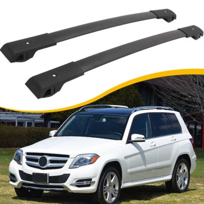 Roof Rack Cross Bars Fit for Mercedes Benz GLK 350 2009-2015 With Raised Rail - Imagem 1 de 4