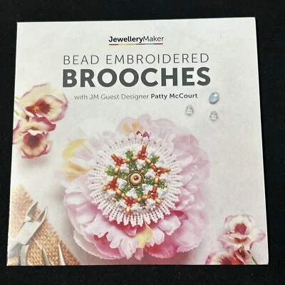 Jewellery Maker Instructional DVD: Bead Embroidered Brooches Patty McCourt - Image 1 of 2