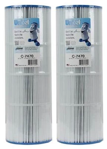 Unicel C-7470 Replacement 80 Sq Ft Pool Filter Cartridge, 170 Pleats (2 Pack) - Picture 1 of 5