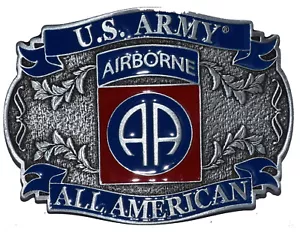 82ND AIRBORNE ALL AMERICANS - Guss Gürtelschnalle - Bild 1 von 1