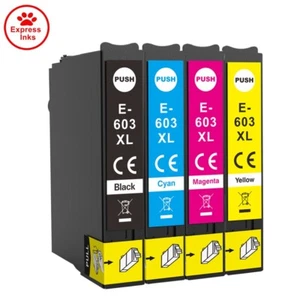 Cartucho de 4 tintas para uso en Epson XP-4150 XP-3105 XP-4100 XP-4105 XP-3150 603xl - Imagen 1 de 7
