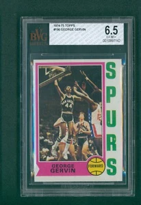 1974 Topps Basketball Karte - #196 George Gervin RC, BVG 6,5 EXMT+ - Bild 1 von 2
