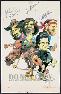 The Highwaymen Poster 11 X 17 - Magnificent Artwork - Outlaw - Rare Art Print - Picture 1 of 1