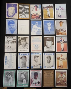 1970s-90s Brooklyn Dodgers card lot 98 TCMA Alston Koufax Reese Snider Phelps - Picture 1 of 6