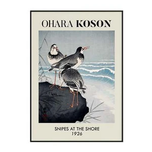 Ohara Koson - Snipes at the Shore Wall Art Print - Picture 1 of 4