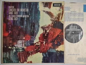 SOLTI CONDUCTS BARTOK CONCERTO FOR ORCHESTRA DANCE SUITE LSO DECCA SXL 6212 - Picture 1 of 4