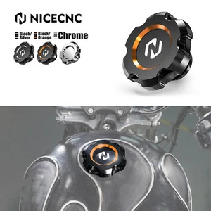 NICECNC Gas Fuel Tank Cap Cover w/ O-ring For Harley Dyna Fat Bob FXDF 2009-2010 - Picture 1 of 21
