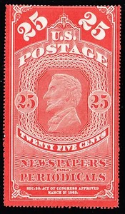US PR3 25c Newspaper Periodicals Mint VG-Fine NGAI SCV $400 - Picture 1 of 2