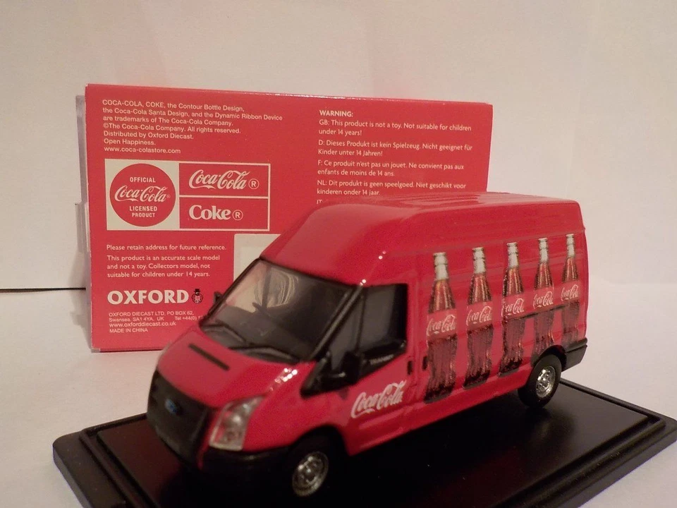 Ford Transit - Coca cola -  1/76 Oxford Diecast, New 76FT013CC Model Van - Image 1 of 1