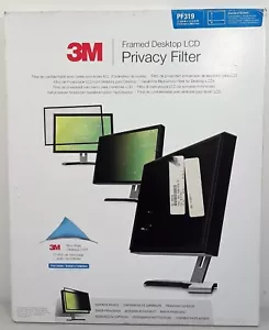 3M PF319 Framed Privacy Filter for Desktop LCD/CRT Monitor #3978 - Picture 1 of 3
