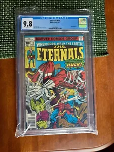 Eternals #14 CGC 9.8 (1977) Hulk Appearance Jack Kirby Story Marvel Comics - Picture 1 of 4