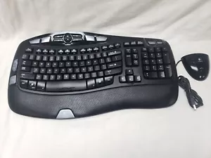 Logitech Wireless Wave Pro Keyboard w/USB Receiver 820-000396 Y-RCP140 - Picture 1 of 8