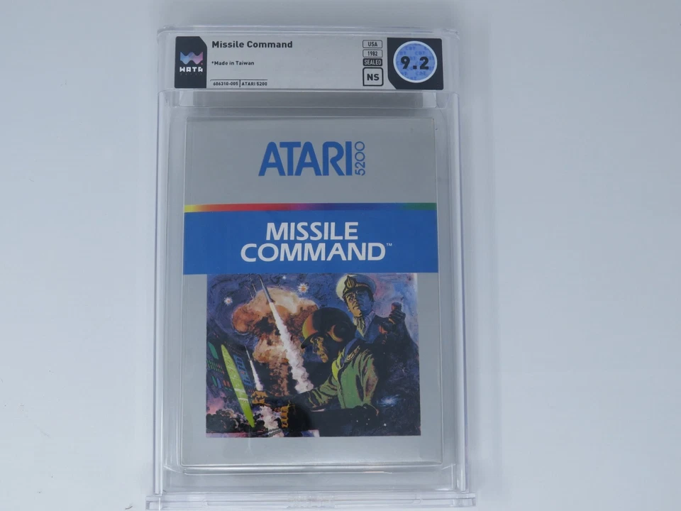 New Missile Command Sealed Atari 5200 Video Game Wata Graded 9.2 Seal 1982! - Image 1 of 4