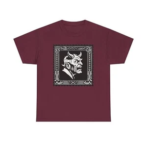 The Framed Devil Stamp T-Shirt Unisex Heavy Cotton Shirt Alternative Fashion - Bild 1 von 53