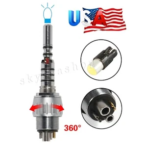 6-Hole 6-Pin LED Quick Coupler For Dental Fiber Optic Handpiece YB6/YD6 - Picture 1 of 12