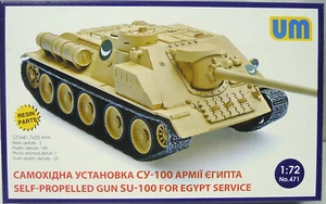 Autocannone Su-100 Egitto, 1/72, UM, Plastica, Parti Fotoincise, NOVITÀ - Foto 1 di 2