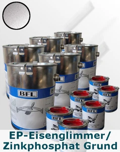 6xSet(2,5kg Epoxidharz-Eisenglimmer/Zinkphosphat Grund+0,25kg Härter) 20,38€/kg - Bild 1 von 1