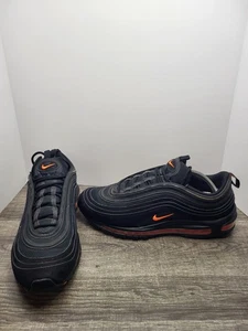 NIKE AIR MAX 97 Mens Trainers US 13 Black Hyper Crimson CD1531-001 - Picture 1 of 10