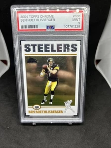 2004 Topps Chrome - Ben Roethlisberger #166 (RC) Psa 9 - Picture 1 of 2