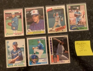PHIL NIEKRO Card Lot 1978-1984 (7 TOTAL)..........NM-MT - Picture 1 of 2