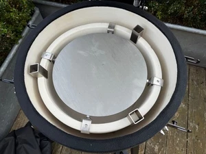 Asda Halmo Kamado 31cm Hitzeabweiser 5mm T304 S/S + C-Klemmen + Grillerhöhungen 🔥 - Bild 1 von 9