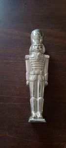 Godinger Silver Plated Toy Soldier Nutcracker Christmas Decoration 1995 - Picture 1 of 8