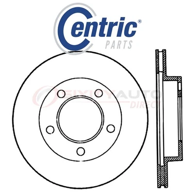 Centric C-TEK Disc Brake Rotor for 1977-1986 Jeep CJ7 2.5L 3.8L 4.2L 4.6L ol Foto 1 de 4