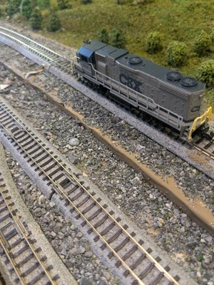 LIFE-LIKE N SCALE CSX DCC TRANSPORTATION GP38 DIESEL LOCO RD #6638 W/ORG CASE - Image 1 of 4