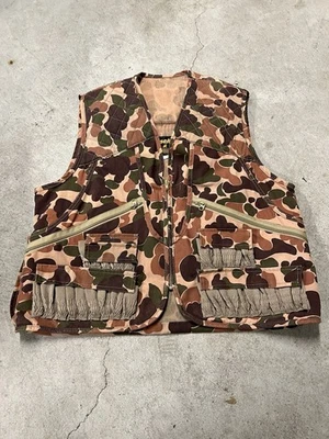 Chaleco de caza vintage años 70 GAMEHIDE para hombre M Flyway BapeCamo tiro medio Foto 1 de 4