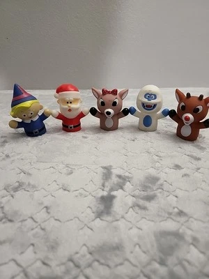 鲁道夫红鼻子驯鹿 The Island of Misfit 玩具手指木偶 批量 5 DF — 第 1/4 张图片