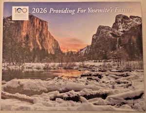2026 Yosemite Conservancy Wandkalender 16"x11" Vollfarbig Nationalpark - Bild 1 von 3