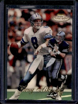 1998 Topps Gold Label Troy Aikman #5 Cowboys - Image 1 of 2