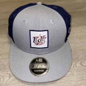 NEW Team USA Baseball Trucker Hat Gray Snapback New Era 9Fifty Low Profile Mesh - Picture 1 of 19