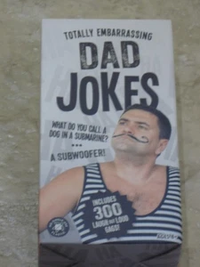 Totally Embarrassing DAD JOKES 300 Laugh Out Loud Gags! Ages 8+ Great Gift Set - Picture 1 of 1