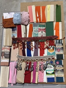 Large Lot Of Vintage Trim, Hem Facing And Lace Nylon - Picture 1 of 24