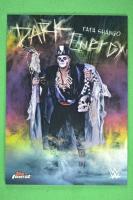 Papa Shango 2025 Topps Finest WWE Case Hit SSP Dark Energy #DE-PSO - Image 1 of 3