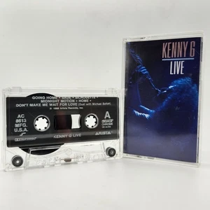 Kenny G Live Cassette 1989 Arista Records AC-8613 - Picture 1 of 9