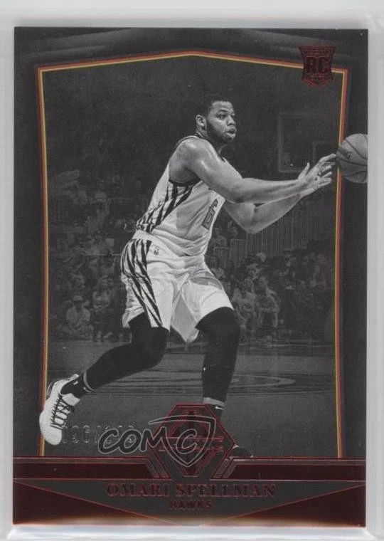 2018-19 Panini Chronicles Majestic Red /149 Omari Spellman #369 Rookie RC - Image 1 of 2