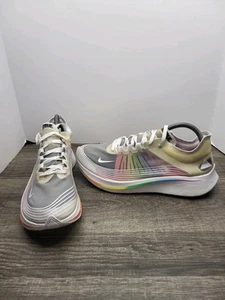 Nike Zoom Fly Be True Pride Multicolor Men’s Size 9.5 Running Shoes BQ0932-161 - Picture 1 of 10