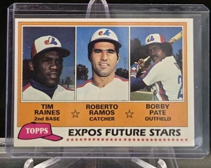 Tim Raines Rookie 1981 Topps Future Stars Tim Raines, Bobby Ramos, Bob Pate #479 - Picture 1 of 2