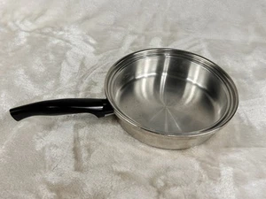 Vtg Kitchen Craft 9” Skillet 3 Ply Stainless Steel Waterless USA - Picture 1 of 5