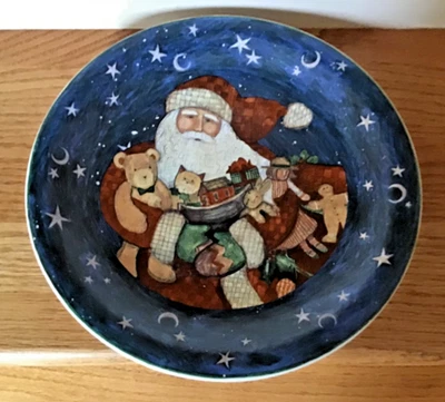 Susan Winget PLATOS DE NAVIDAD ~~ Seis 8 platos de postre y un plato de 10,5" Foto 1 de 4