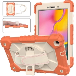 Kids Tablet Cover for Samsung Galaxy Tab A 8.0" T290/T295 (2019) Coral Orange - Picture 1 of 7