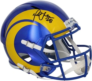 Marshall Faulk Los Angeles Rams Autographed Riddell Speed Replica Helmet - Picture 1 of 2
